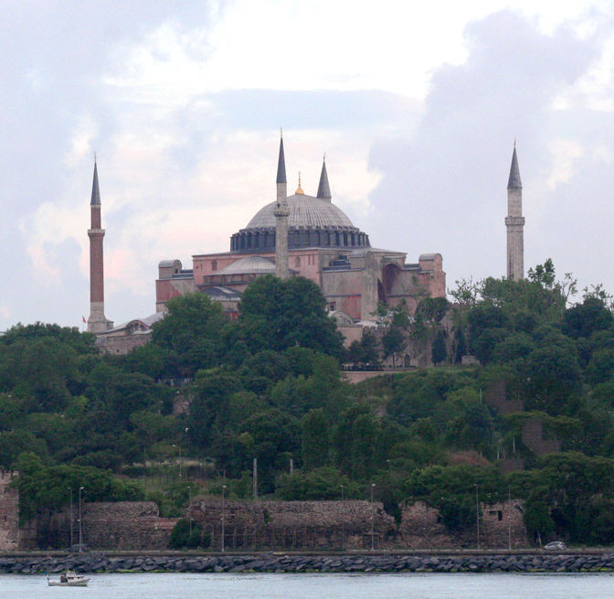 Hagia Sophia from water