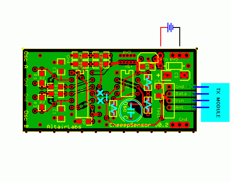 Circuit for DCDW v0.2 as Precision Humidity transponder
