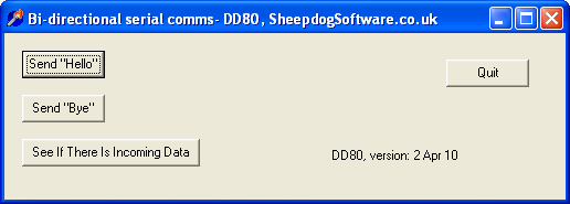 Screenshot of DD80