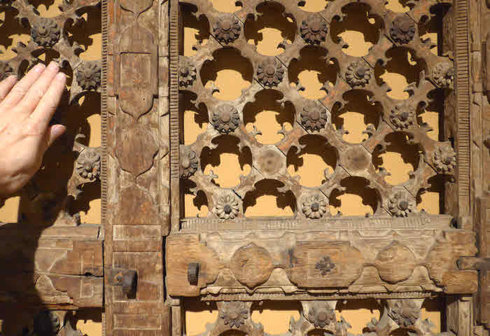 antique wooden screen