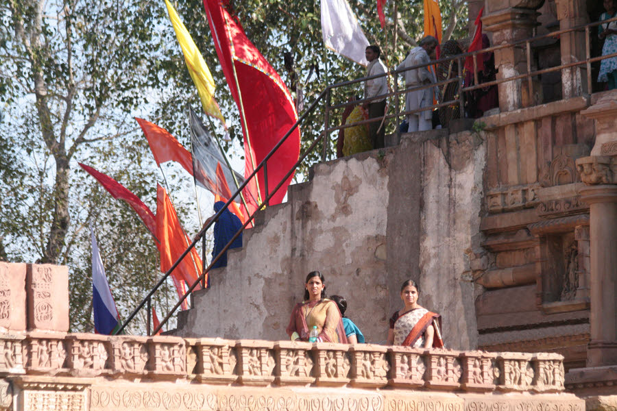 Khajuraho temple- visitors