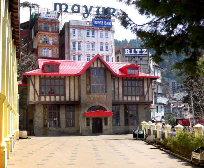 By church, Shimla mall