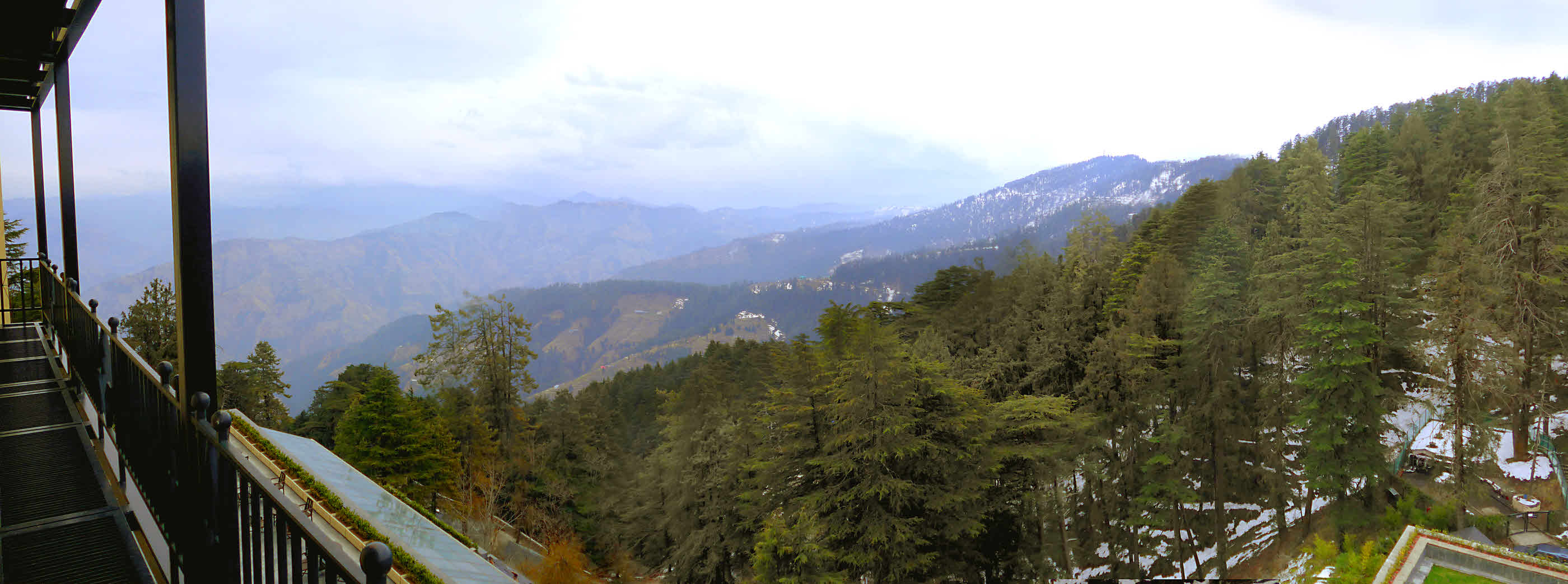 View NE from Wildflower Hall, Shimla